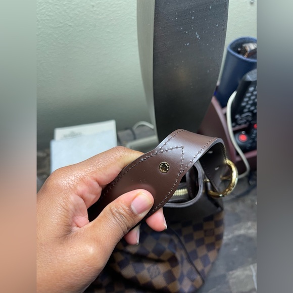 Authentic Louis Vuitton Ebene Damier Sistema Hobo Shoulder Bag - Picture 3 of 11